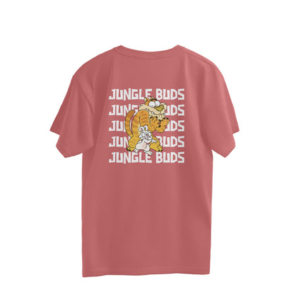 Jungle Buds Oversized T-Shirt-Dusty Rose-Snapper Choice