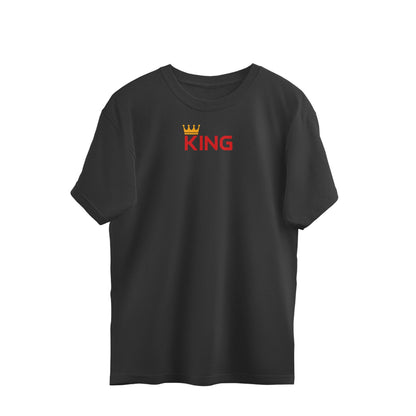 King Oversized t-shirt (Limited edition)-Black-Snapper Choice