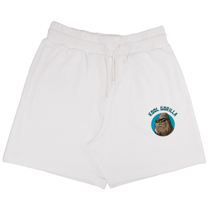 Kool gorilla terry Shorts-White-Snapper Choice