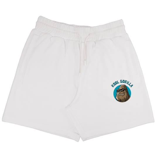 Kool gorilla terry Shorts-White-Snapper Choice