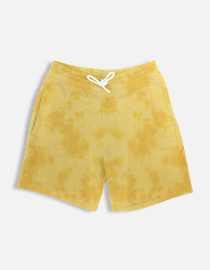Yellow Tie-Dye Oversized T-Shirt & Shorts Set-Snapper Choice