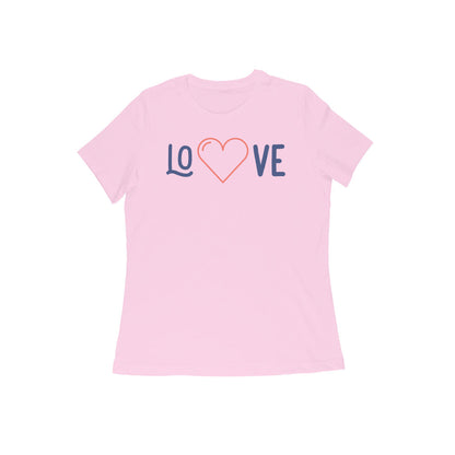 Love Valentine Edition Women's Tshirt-Light Pink-Snapper Choice