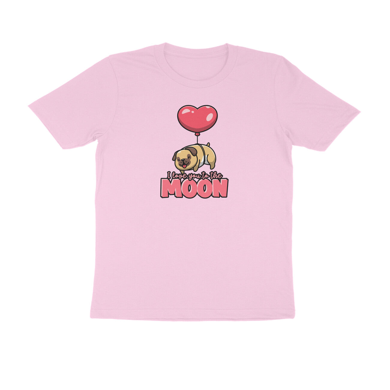 Moon Men's tshirt-Light Pink-Snapper Choice