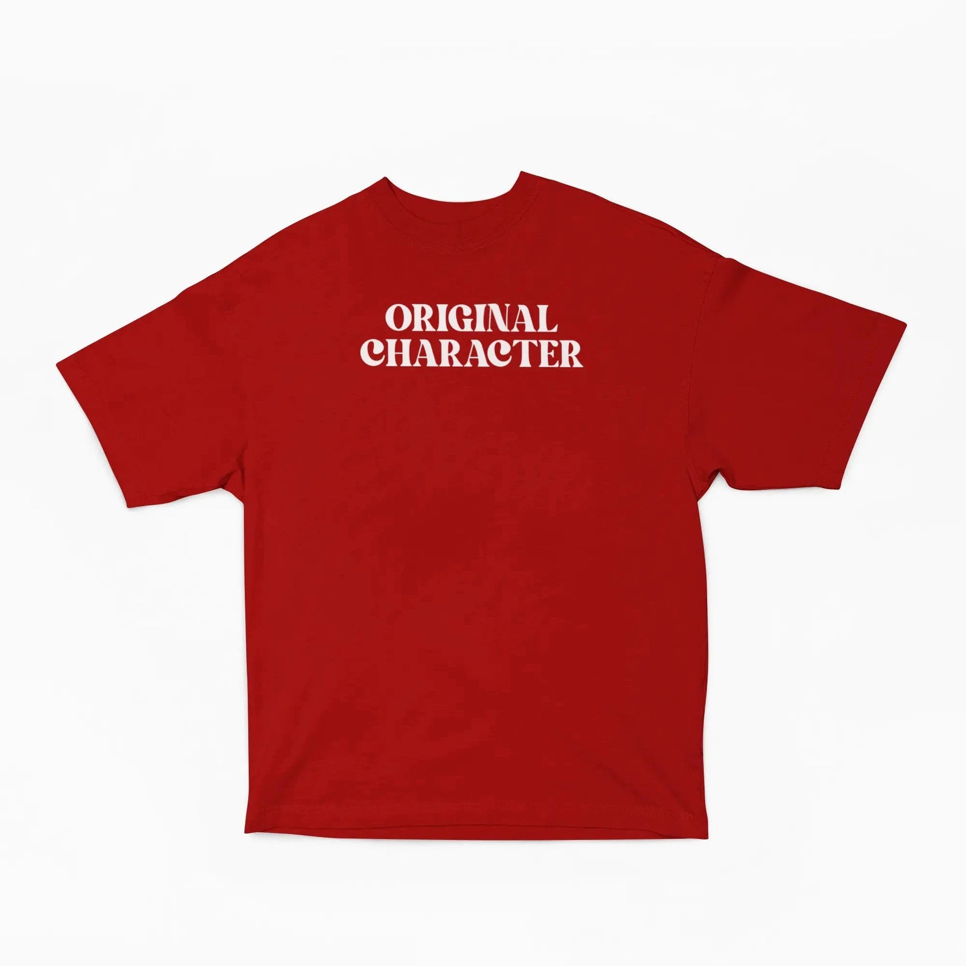 Original Character Oversized t-shirt-Red-Snapper Choice