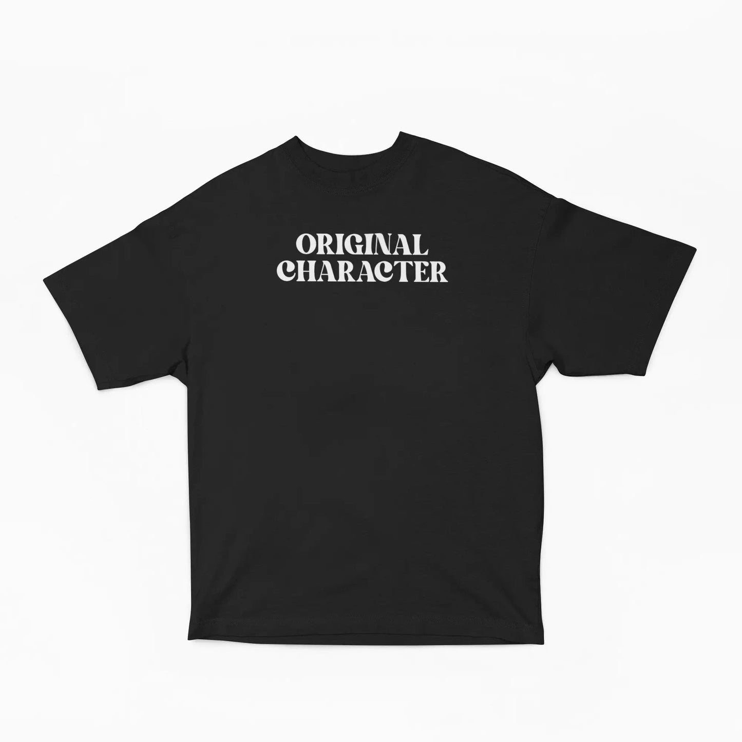 Original Character Oversized t-shirt-Black-Snapper Choice