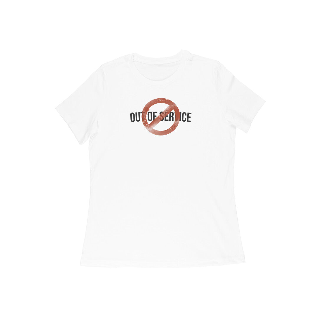 Out of service Womens t-shirt-White-Snapper Choice