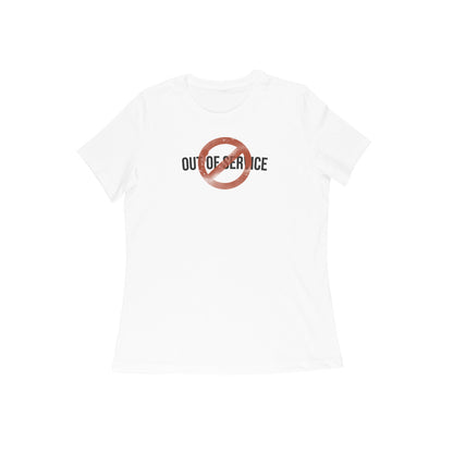 Out of service Womens t-shirt-White-Snapper Choice