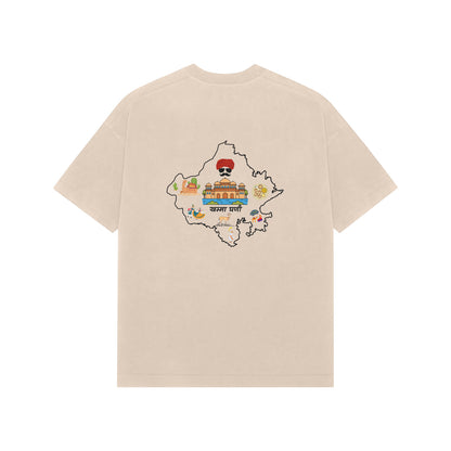 Rajasthan (Marwadi Chora) Premium Oversized tshirt-Snapper Choice