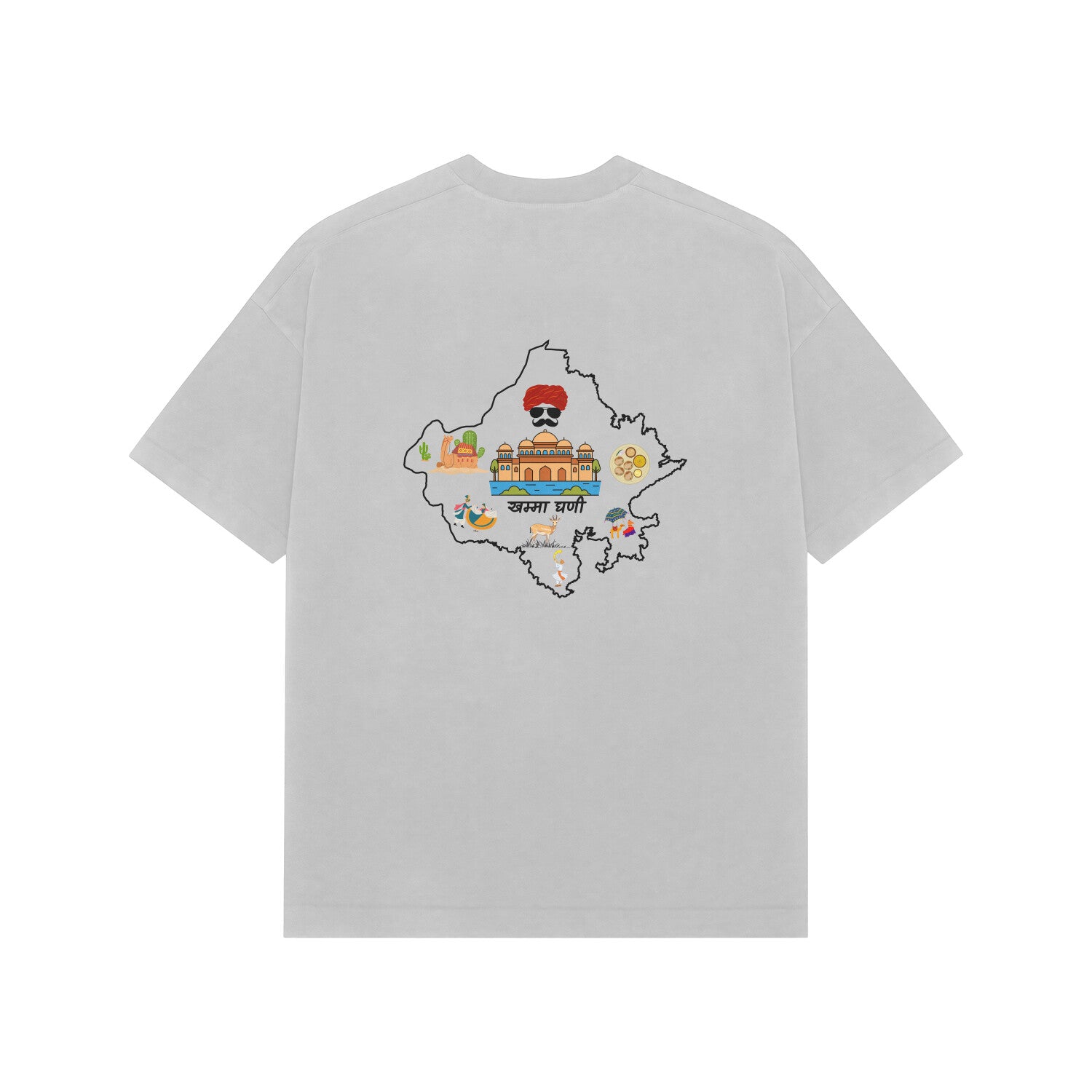 Rajasthan (Marwadi Chora) Premium Oversized tshirt-Snapper Choice