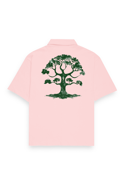 Roots run deep Oversized shirt-Light Baby Pink-Snapper Choice