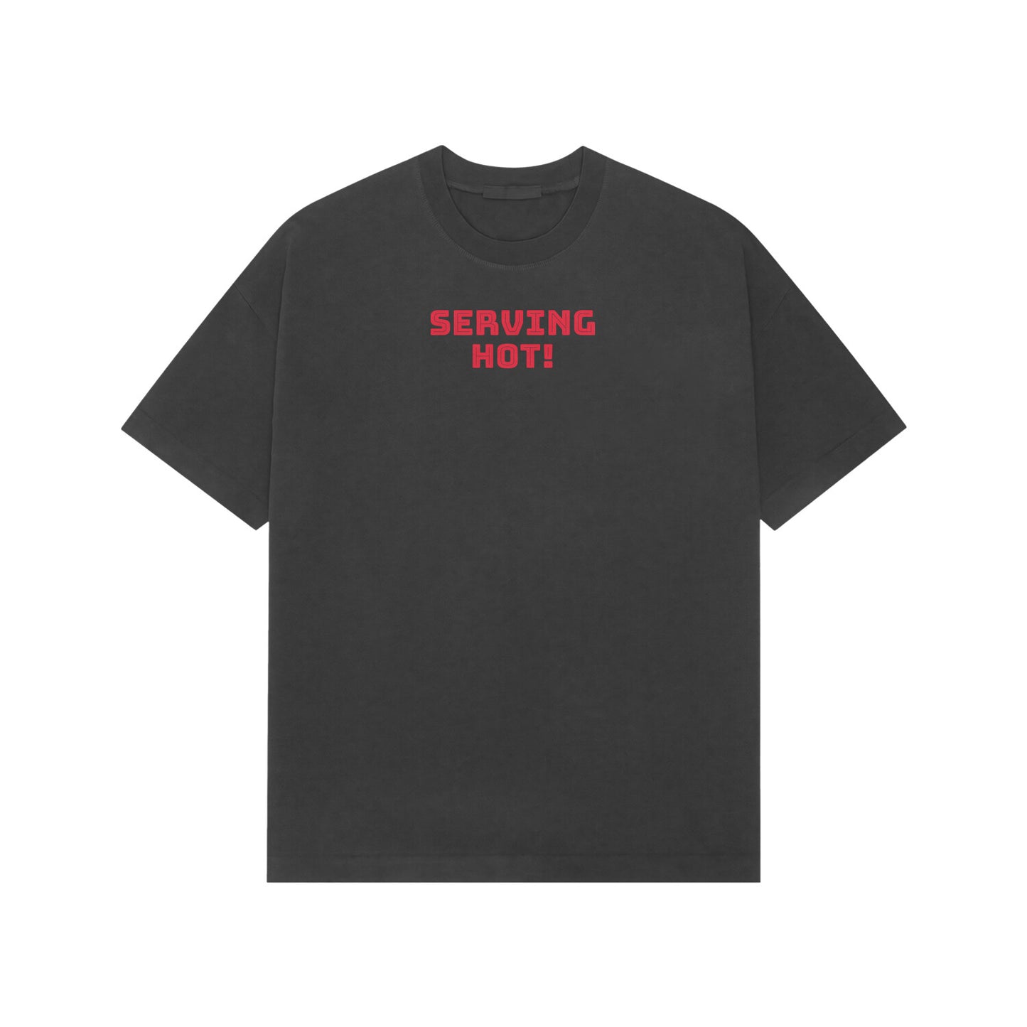 Serving hot Premium Oversized t-shirt-Black-Snapper Choice