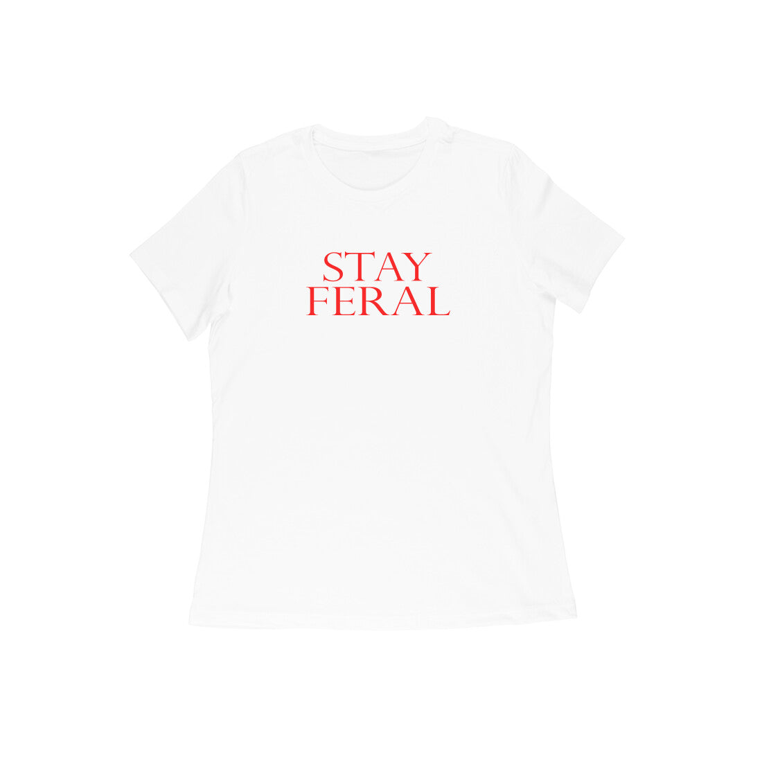 Stay Feral women's tshirt-White-Snapper Choice