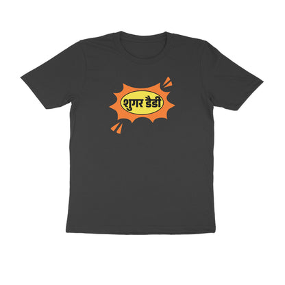 Sugar Daddy Hindi Men's t-shirt-Black-Snapper Choice