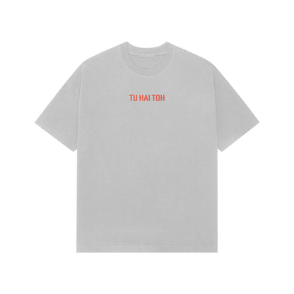 TU HAI TOH Premium Oversized tshirt-Ash Grey-Snapper Choice