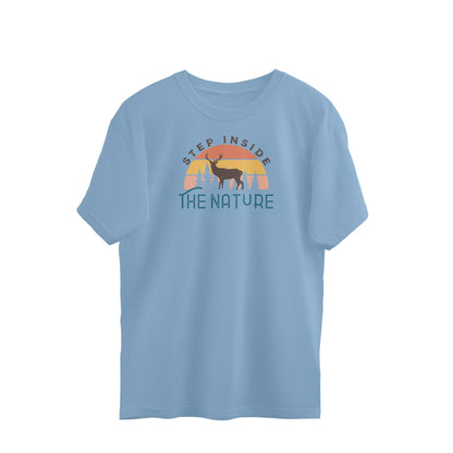 The Nature Oversized T-Shirt-Baby Blue-Snapper Choice