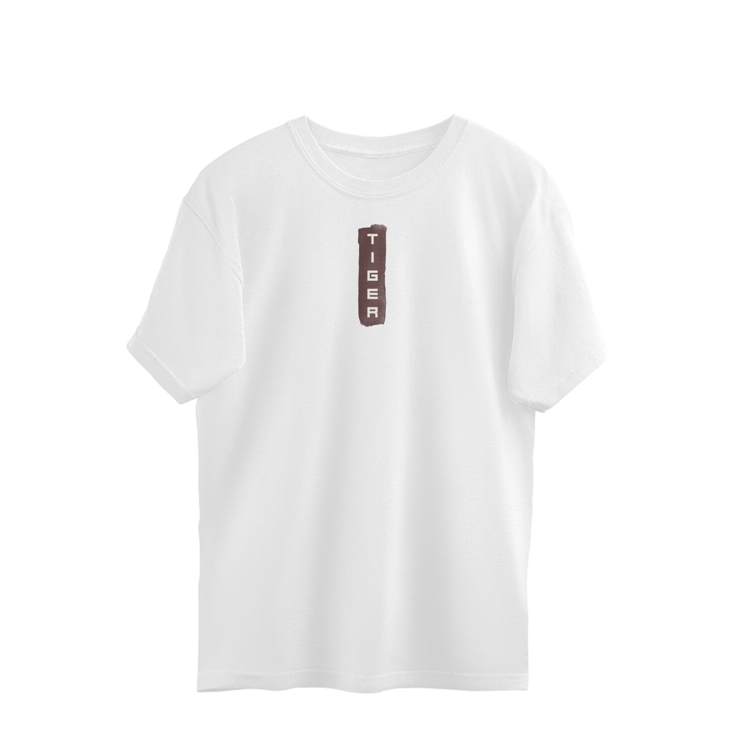 Tiger Unisex Oversized T-Shirt-White-Snapper Choice