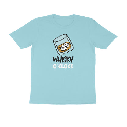 Whisky O clock men's t-shirt-Surf Blue-Snapper Choice