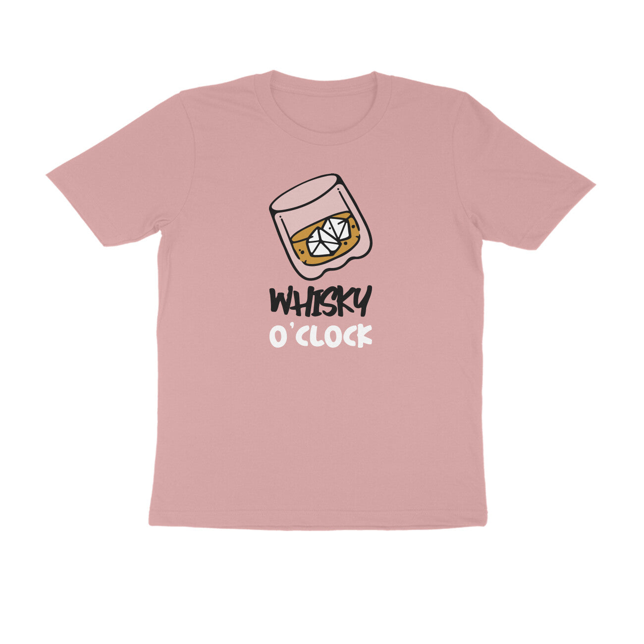 Whisky O clock men's t-shirt-Pastel Dusty-Snapper Choice