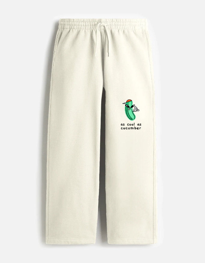 As cool as Cucumber Unisex Sweatpants-Off White-Snapper Choice