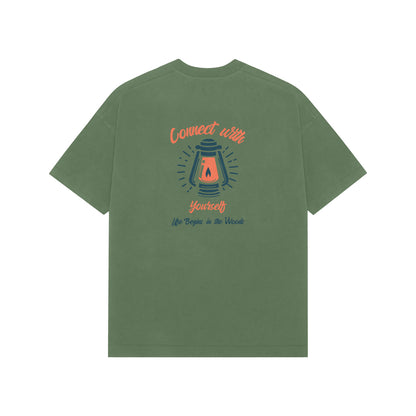 Connect with yourself Premium Oversized t-shirt-Snapper Choice
