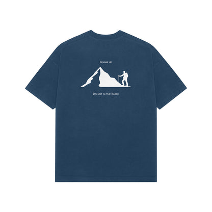 Giving up is not in the blood Premium Oversized t-shirt