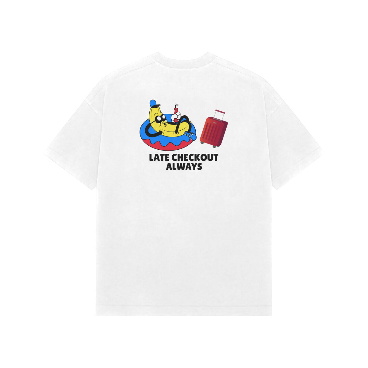 Late checkout always Premium Oversized tshirt-Snapper Choice