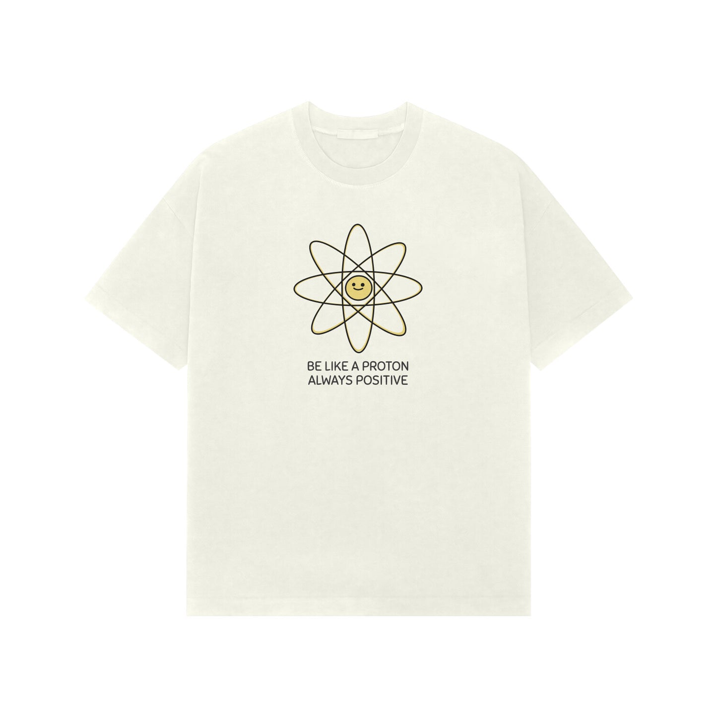 Be like Proton Premium Oversized t-shirt-Ivory-Snapper Choice