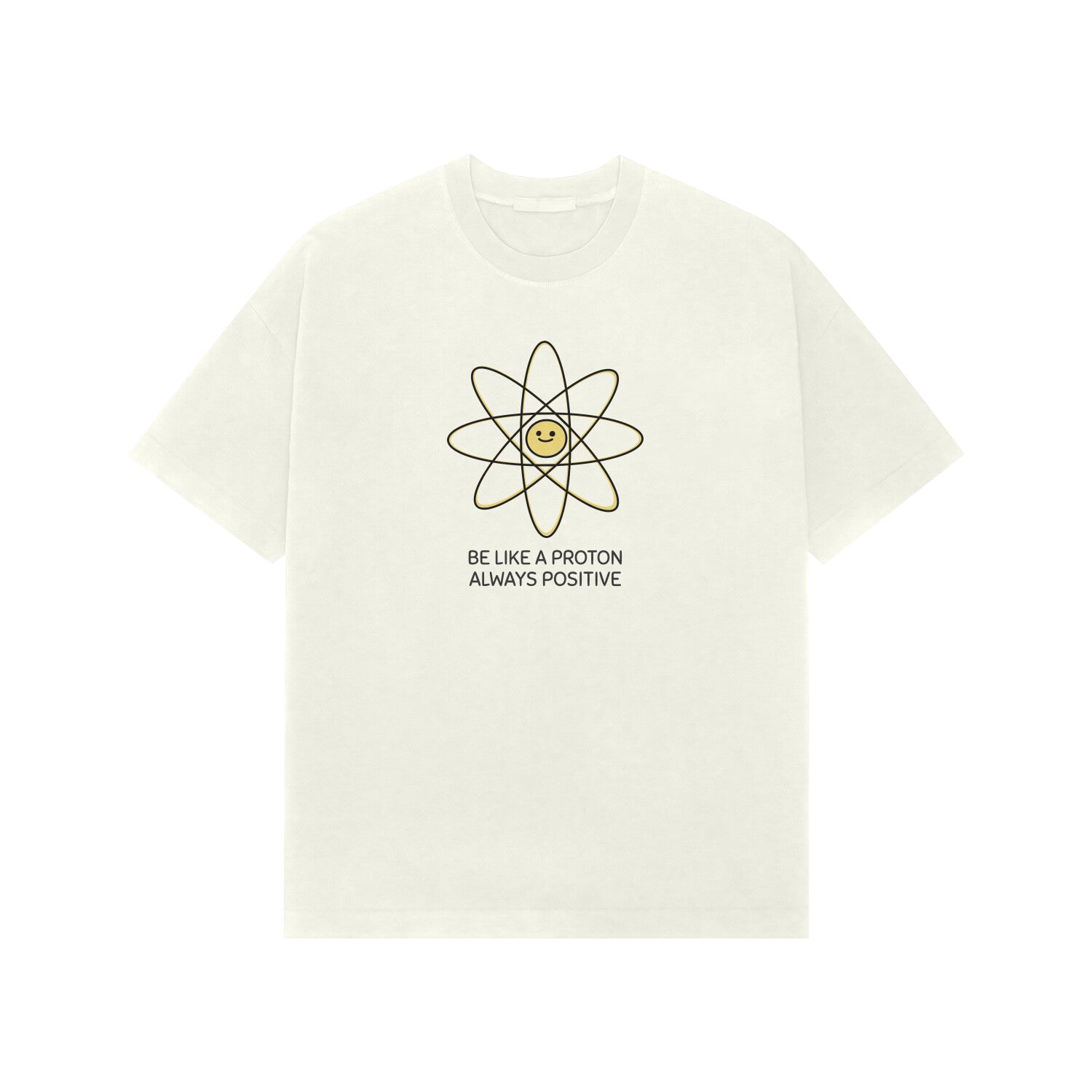 Be like Proton Premium Oversized t-shirt-Ivory-Snapper Choice