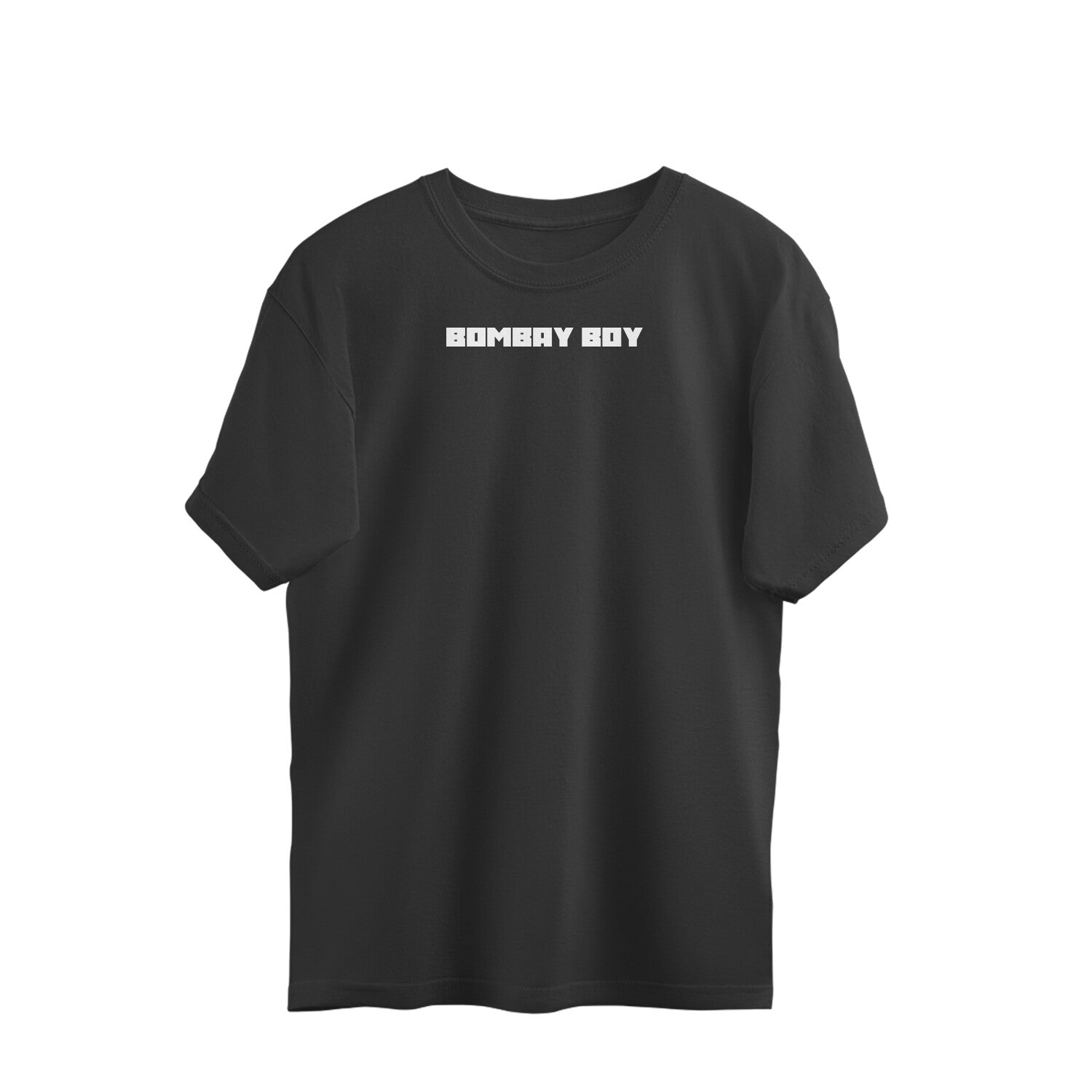 Bombay Boy Oversized tshirt-Black-Snapper Choice