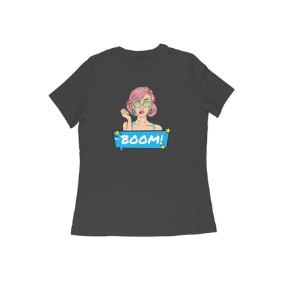 Boom Women's T-Shirt-Black-Snapper Choice