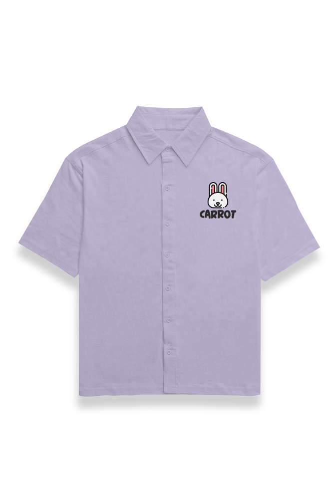 Carrot Oversized Shirt-Lavender-Snapper Choice