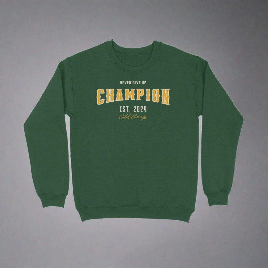 Champion Sweatshirt-Olive Green-Snapper Choice