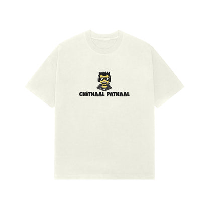 Chitaal pathaal (Kannada slang) premium oversized tshirt-Ivory-Snapper Choice