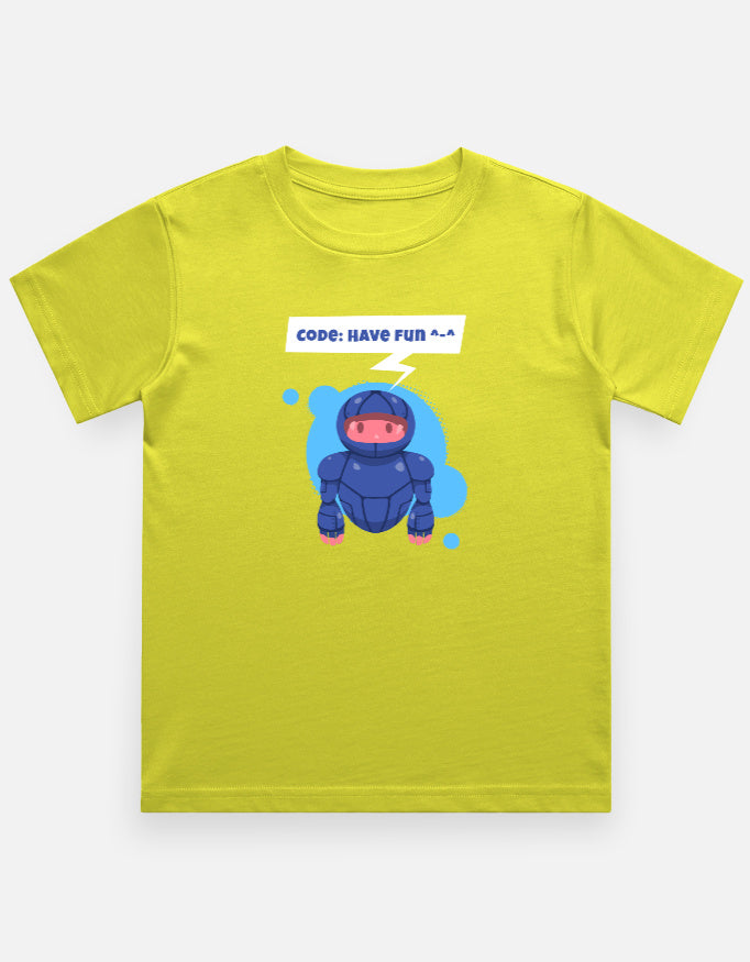 Code Kids tshirt-New Yellow-Snapper Choice