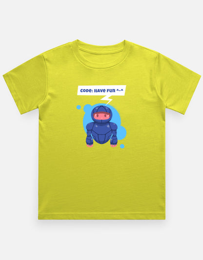 Code Kids tshirt-New Yellow-Snapper Choice