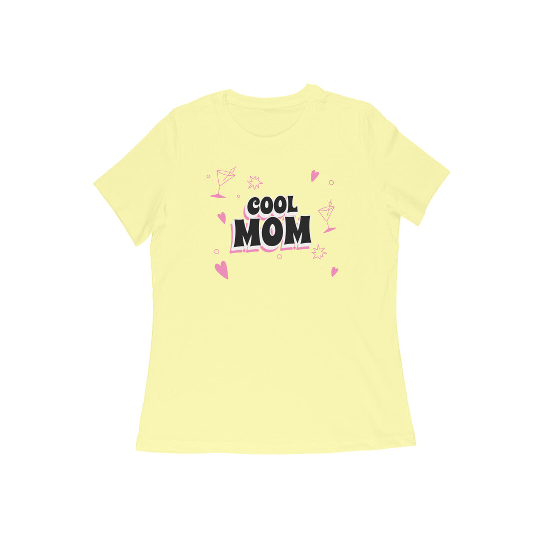 Cool Mom women's t-shirt-Butter Yellow-Snapper Choice