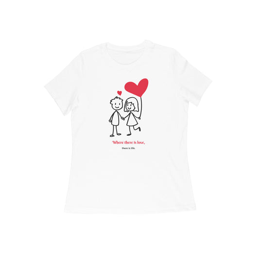 Couple Love Women's tshirt-White-Snapper Choice