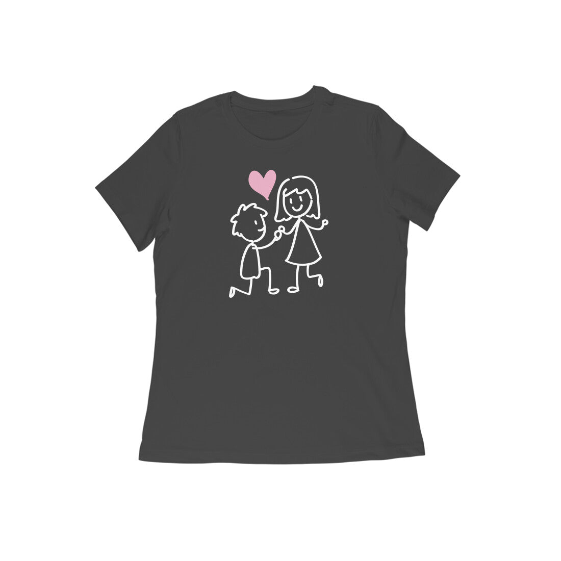 Couple Proposal Women's Tshirt-Black-Snapper Choice