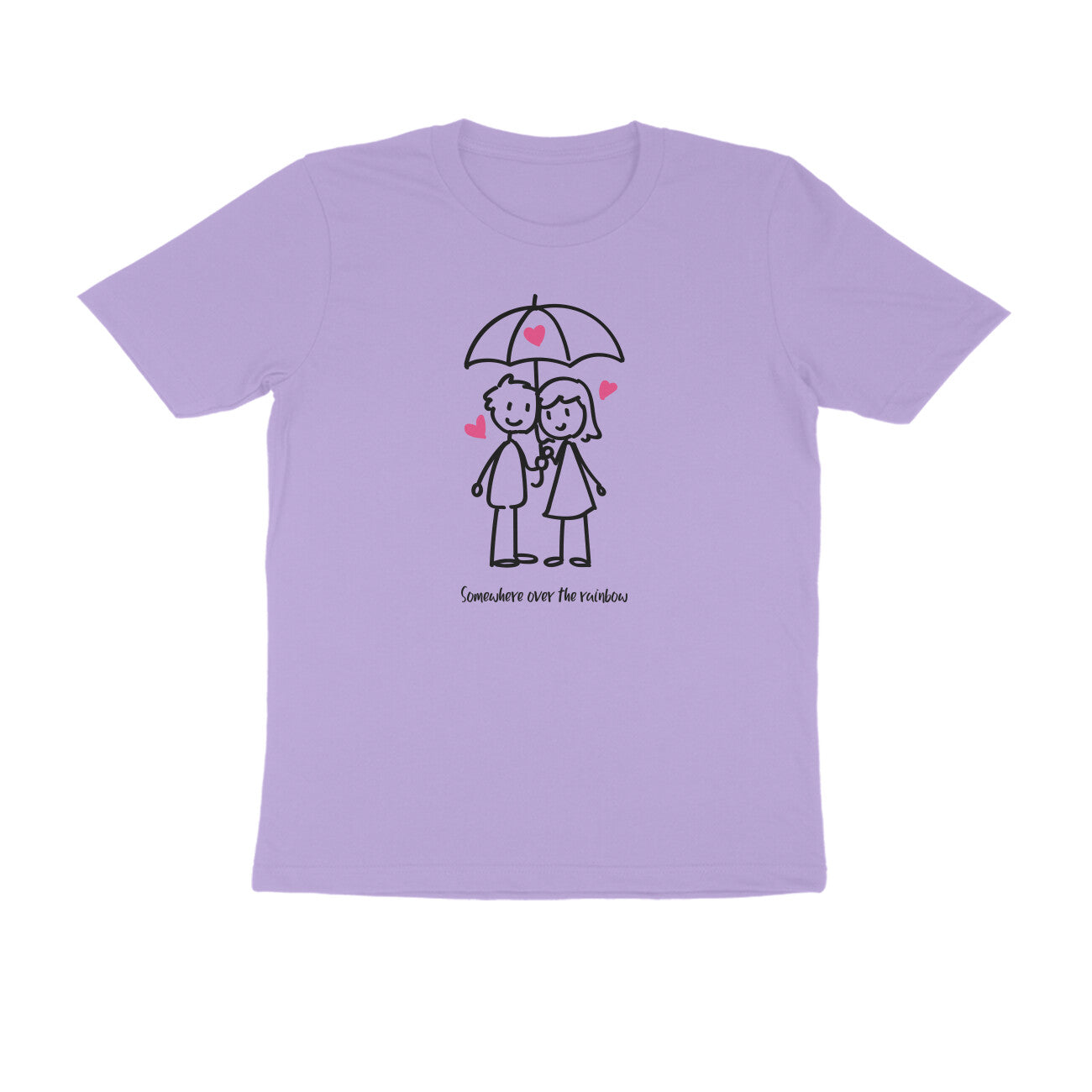 Cute Couple Men's Tshirt-Iris Lavender-Snapper Choice