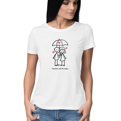 Cute couple women's Tshirt-Snapper Choice