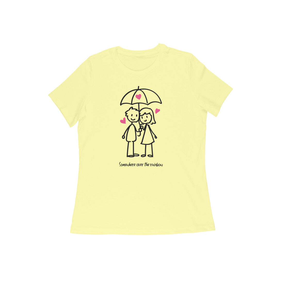 Cute couple women's Tshirt-Butter Yellow-Snapper Choice