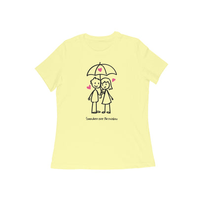 Cute couple women's Tshirt-Butter Yellow-Snapper Choice