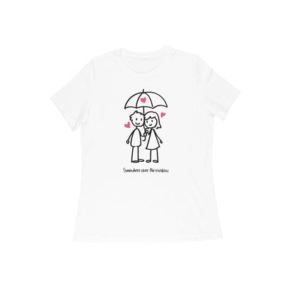 Cute couple women's Tshirt-White-Snapper Choice