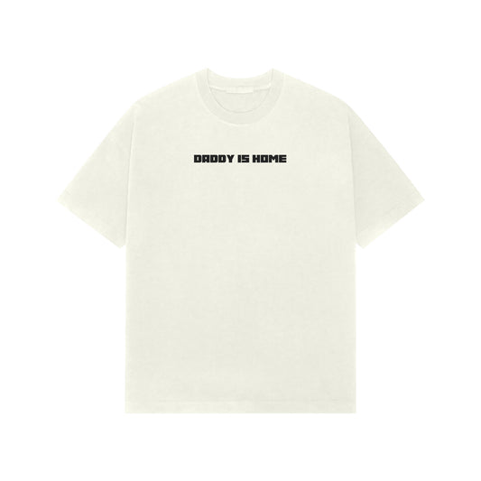 Daddy is home Premium Oversized tshirt-Ivory-Snapper Choice