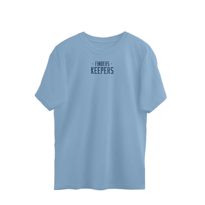 Finder keepers oversized t-shirt-Baby Blue-Snapper Choice