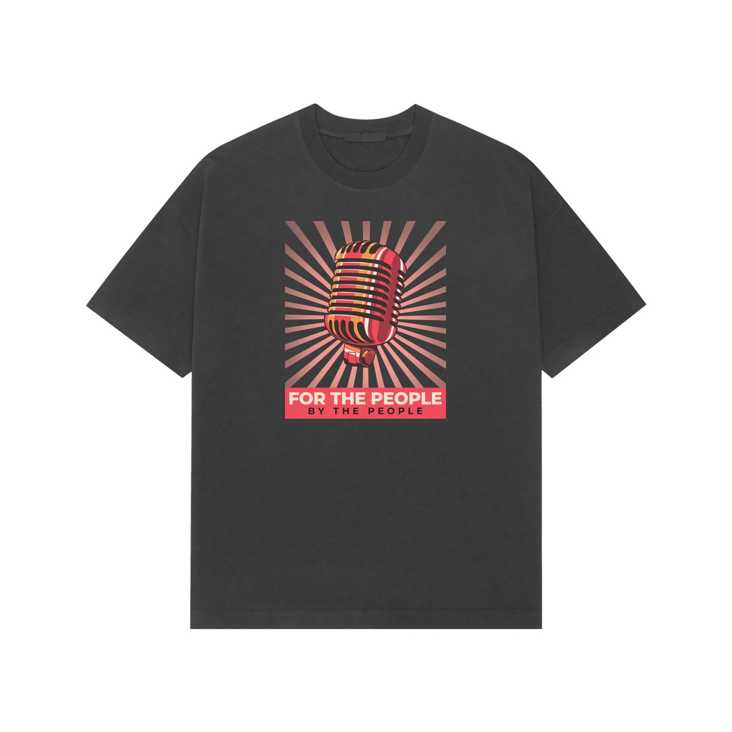for the people Oversized tshirt-Black-Snapper Choice
