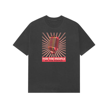 for the people Oversized tshirt-Black-Snapper Choice