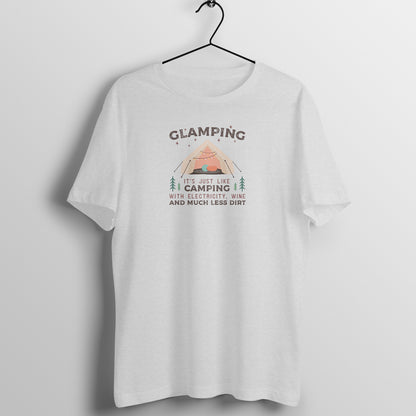 Glamping T-Shirt Melange Grey - Snapper Choice