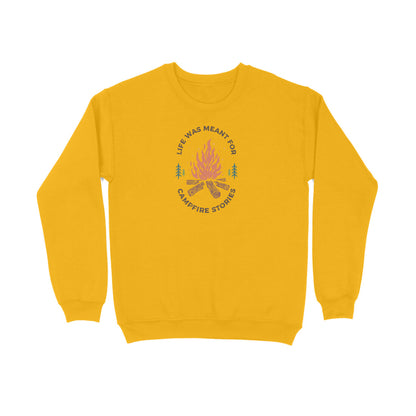 Campfire Stories Unisex Sweatshirt Golden Yellow - Snapper Choice