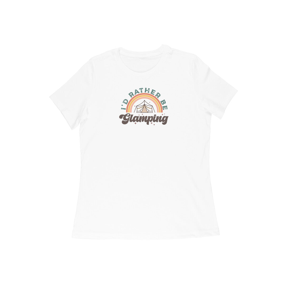 Camping Women T-Shirt White - Snapper Choice